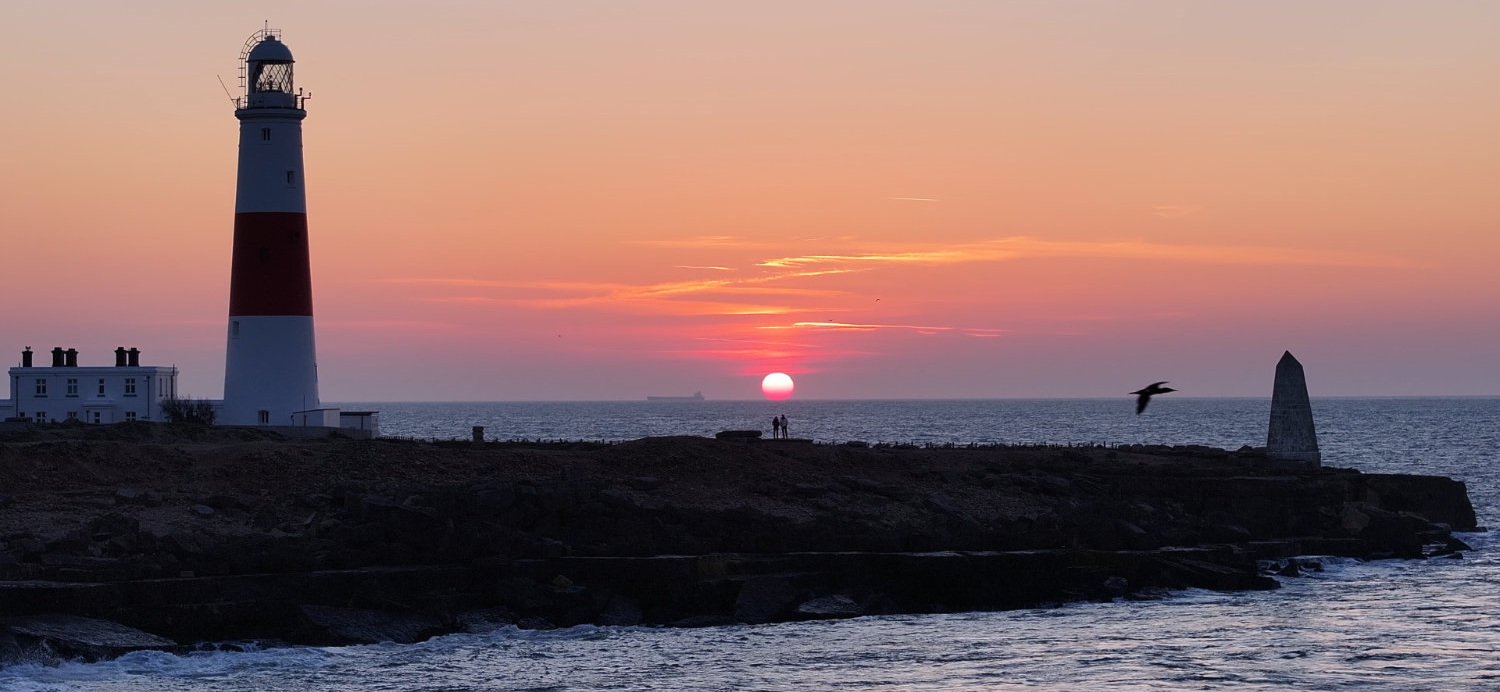 Sunrise at Portland Bill for Drone Shoot Sunrise at Portland Bill for Drone Shoot