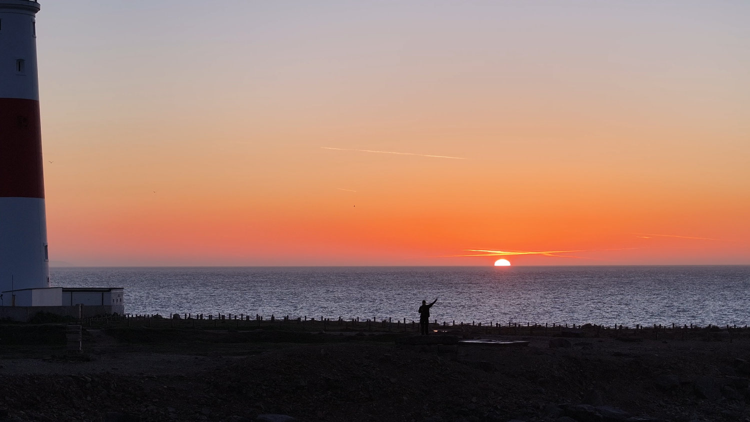 Sunrise at Portland Bill in Dorset