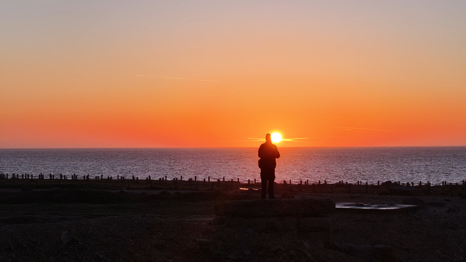 Sunrise at Portland Bill in Dorset